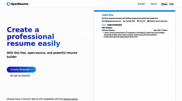 open-resume.com