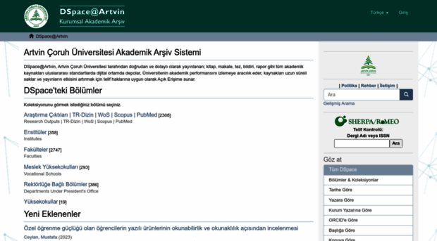 openaccess.artvin.edu.tr