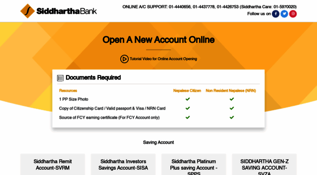 openaccount.siddharthabank.com