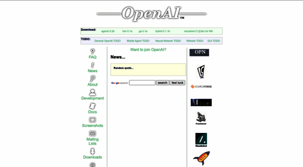 openai.sourceforge.net
