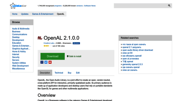 openal.updatestar.com