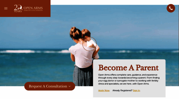 openarmssurrogacy.com