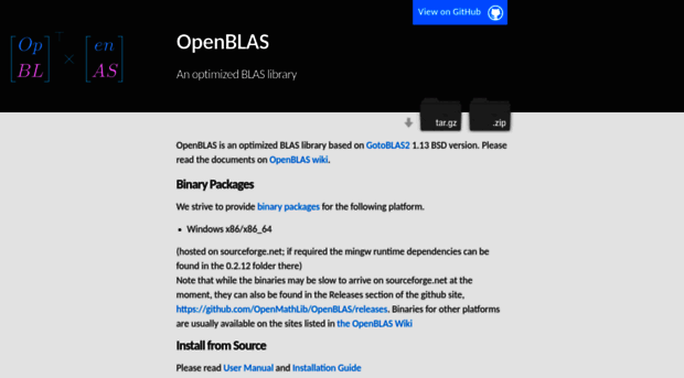 openblas.net