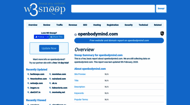 openbodymind.com.w3snoop.com