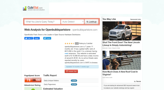openbuildspartstore.com.cutestat.com