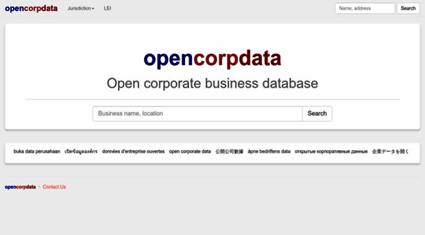 opencorpdata.com