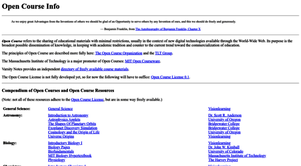 opencourse.info