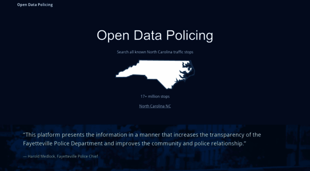 opendatapolicingnc.com