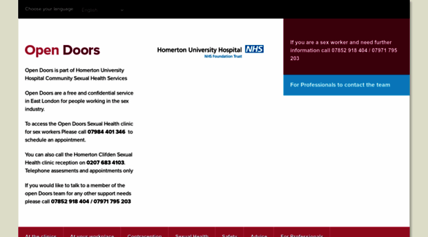 opendoors.nhs.uk