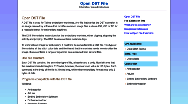 opendstfile.com