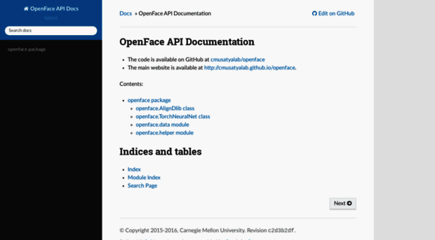 openface-api.readthedocs.org