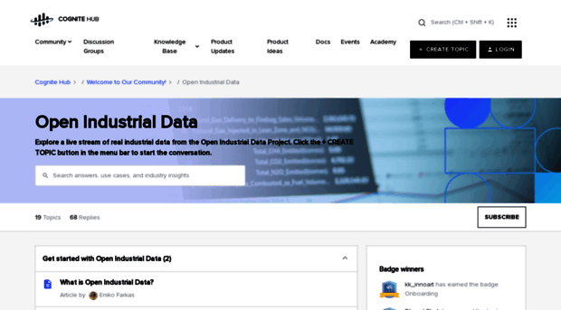 openindustrialdata.com