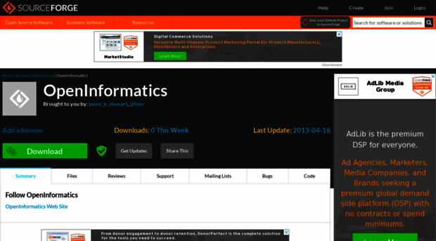 openinformatics.sourceforge.net