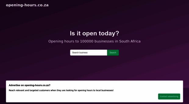 opening-hours.co.za