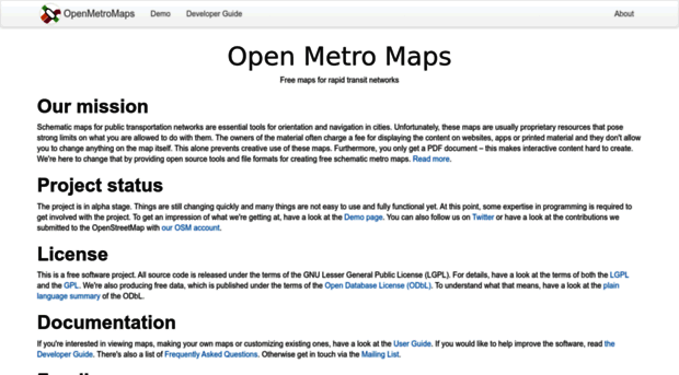 openmetromaps.org