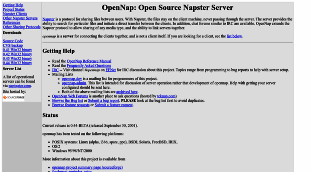 opennap.sourceforge.net