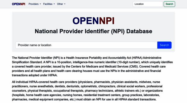 opennpi.com