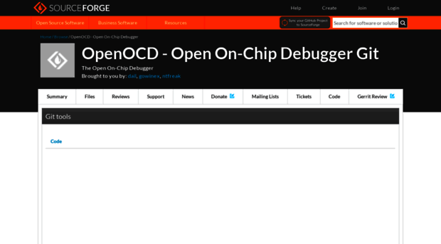 openocd.git.sourceforge.net