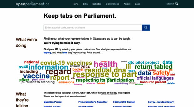 openparliament.ca