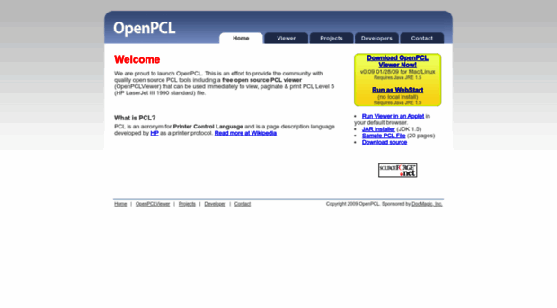 openpcl.sourceforge.net