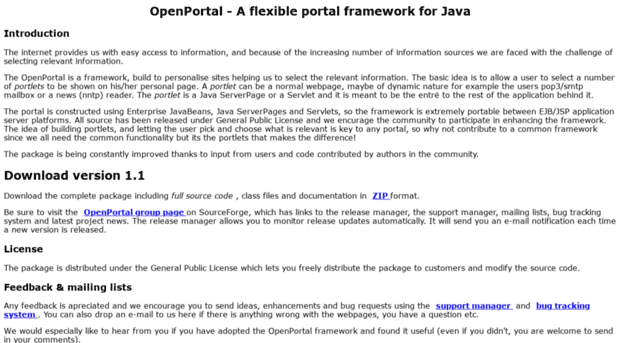 openportal.sourceforge.net