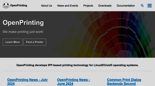 openprinting.github.io - OpenPrinting - OpenPrinting - Open Printing Github