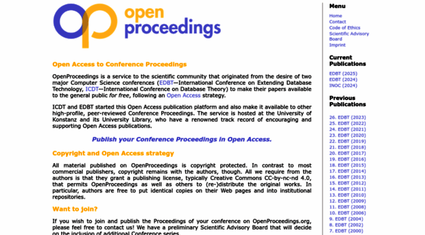 openproceedings.org