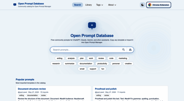 openpromptdatabase.com