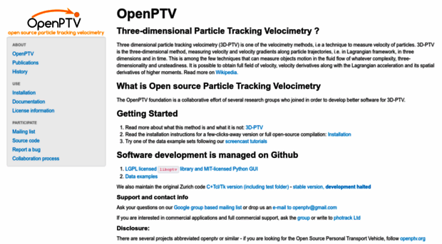 openptv.net