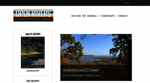 openrivers.lib.umn.edu - Open Rivers Journal | Rethinki... - Open ...