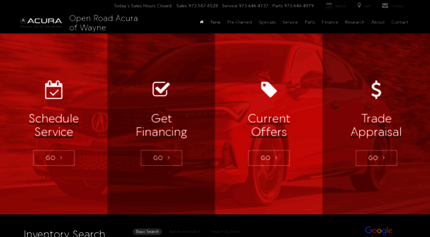 openroadacuraofwayne.com