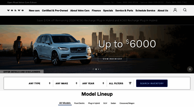 openroadvolvocarsedison.com