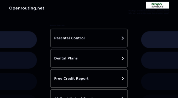 openrouting.net