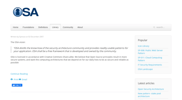 opensecurityarchitecture.org
