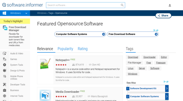 opensource.software.informer.com