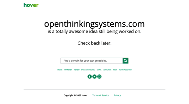 openthinkingsystems.com