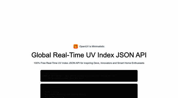 openuv.io