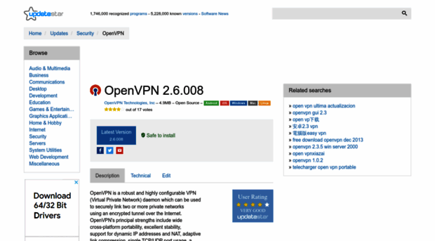 openvpn-2-0-1-rc1.updatestar.com