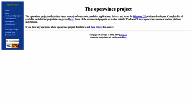 openwince.sourceforge.net