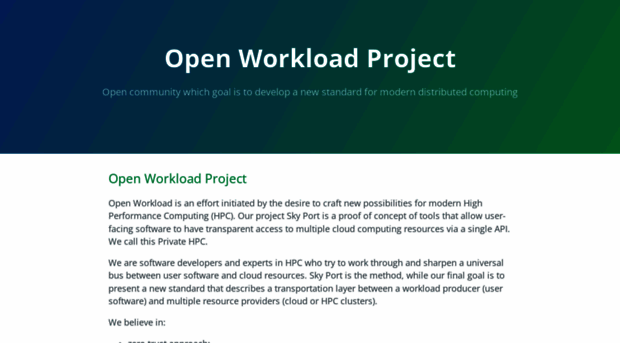 openworkload.org