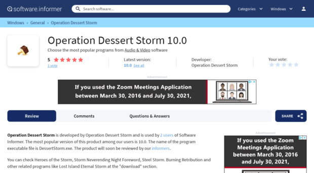 operation-dessert-storm.software.informer.com