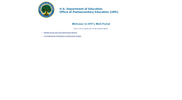 opeweb.ed.gov