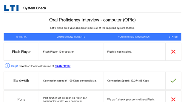 opicdemo.actfltesting.org