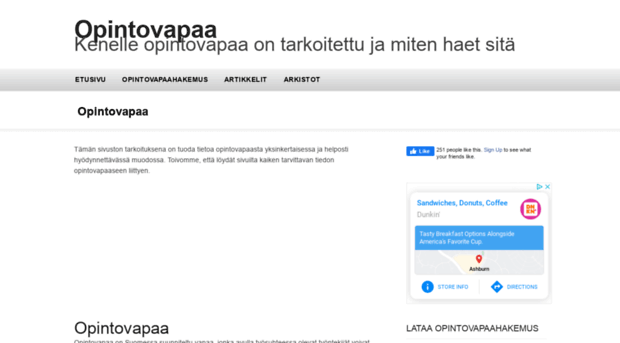 opintovapaa.fi