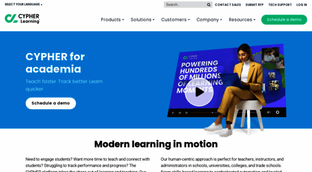 oplearning.neolms.com - CYPHER Learning for academia - Op Learning Neolms