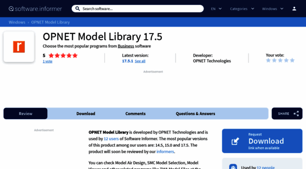 opnet-model-library.software.informer.com