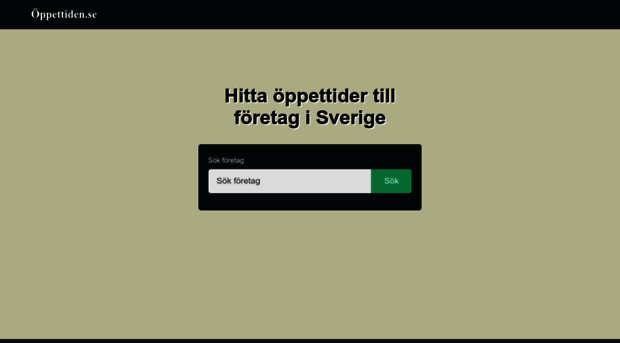 oppettiden.se