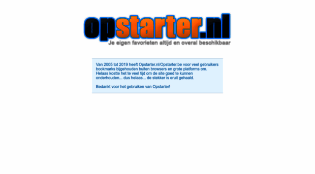 opstarter.nl