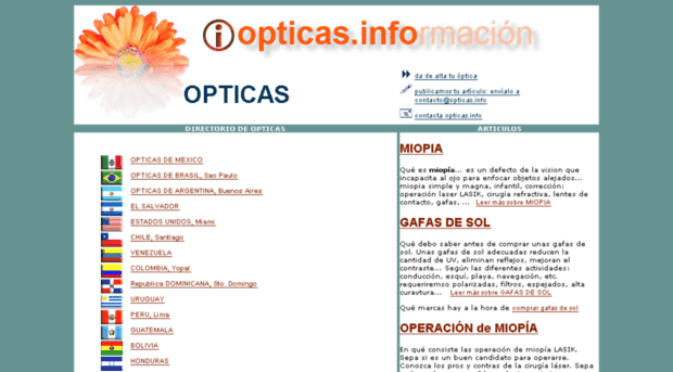 opticas.info