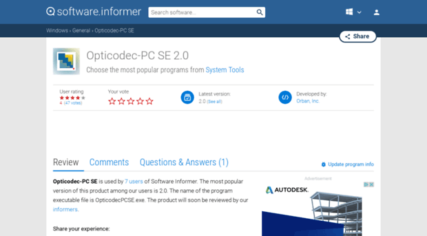 opticodec-pc-se.software.informer.com